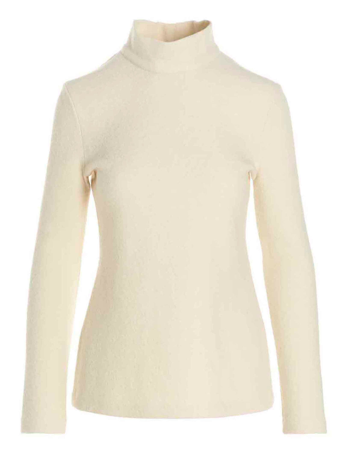 Jil Sander Turtle Neck Sweater White