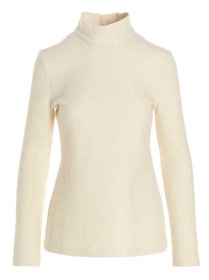 Jil Sander Turtle Neck Sweater White