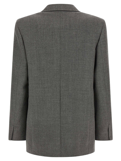 Jil Sander Wool Blazer Gray