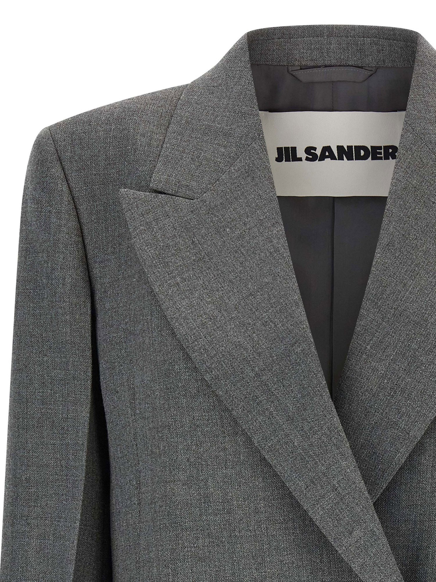 Jil Sander Wool Blazer Gray