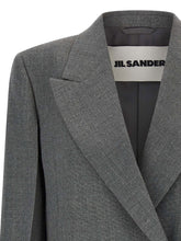 Jil Sander Wool Blazer Gray