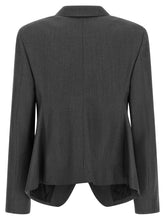 Jil Sander Single-breasted Blazer Gray
