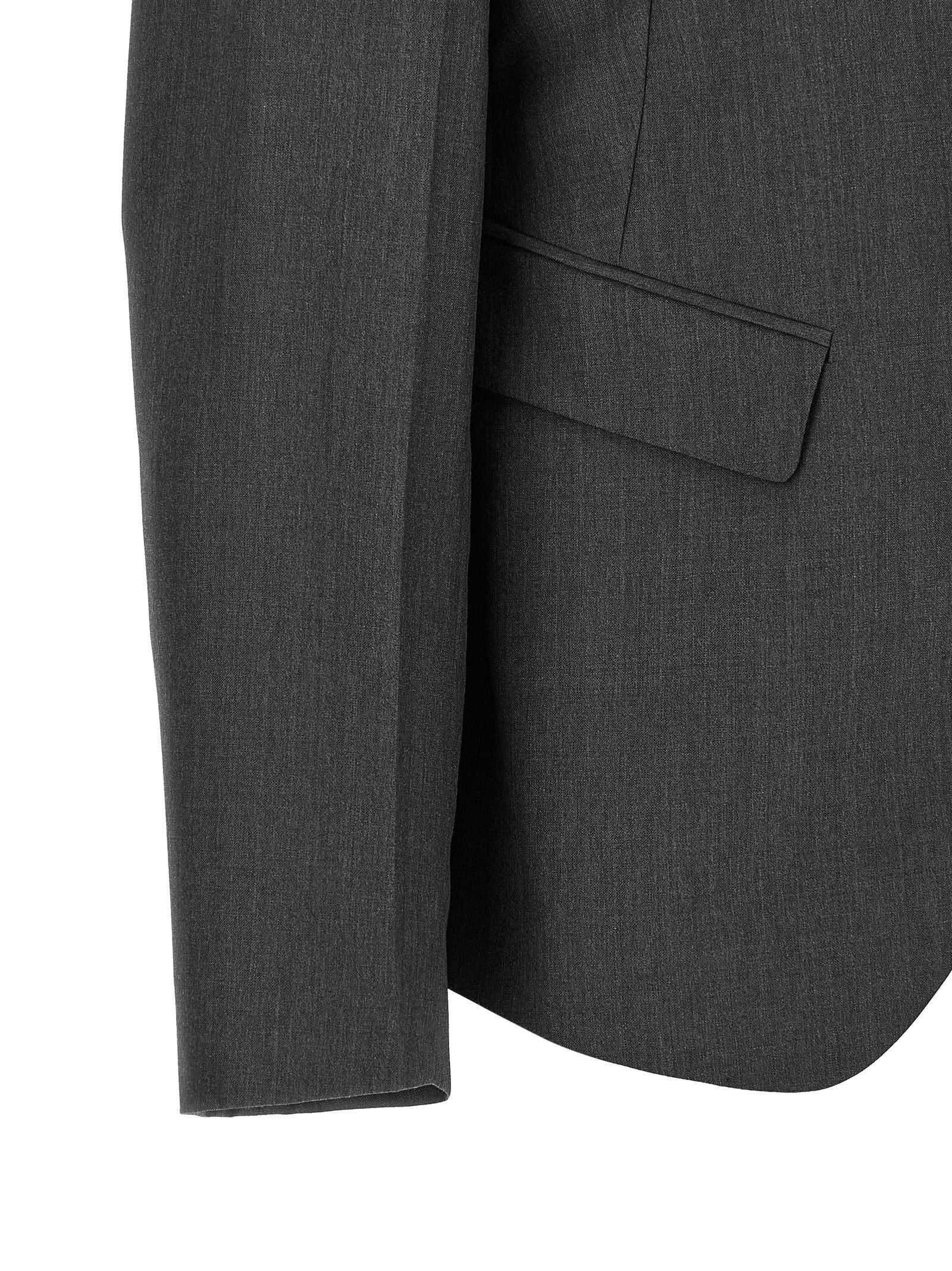 Jil Sander Single-breasted Blazer Gray
