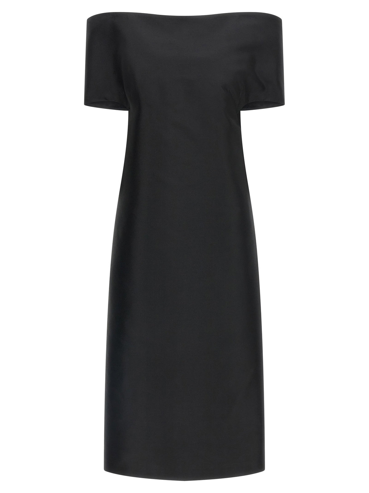 Jil Sander Off-the-shoulder Dress Black  