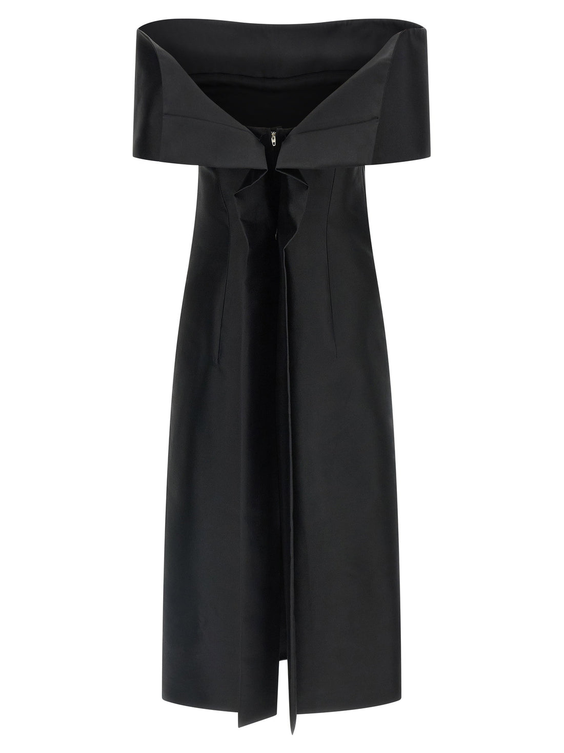 Jil Sander Off-the-shoulder Dress Black  