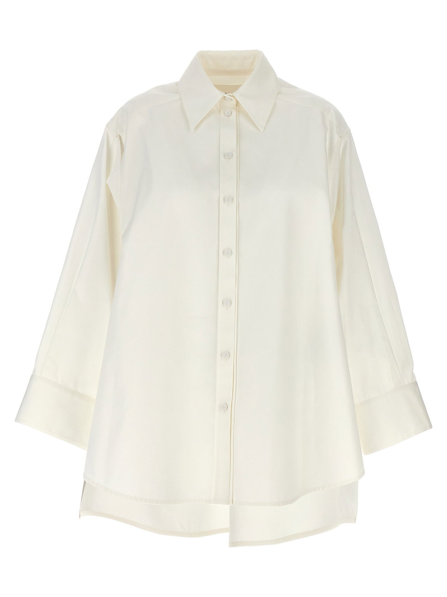 Jil Sander Cut-out Armhole Shirt White