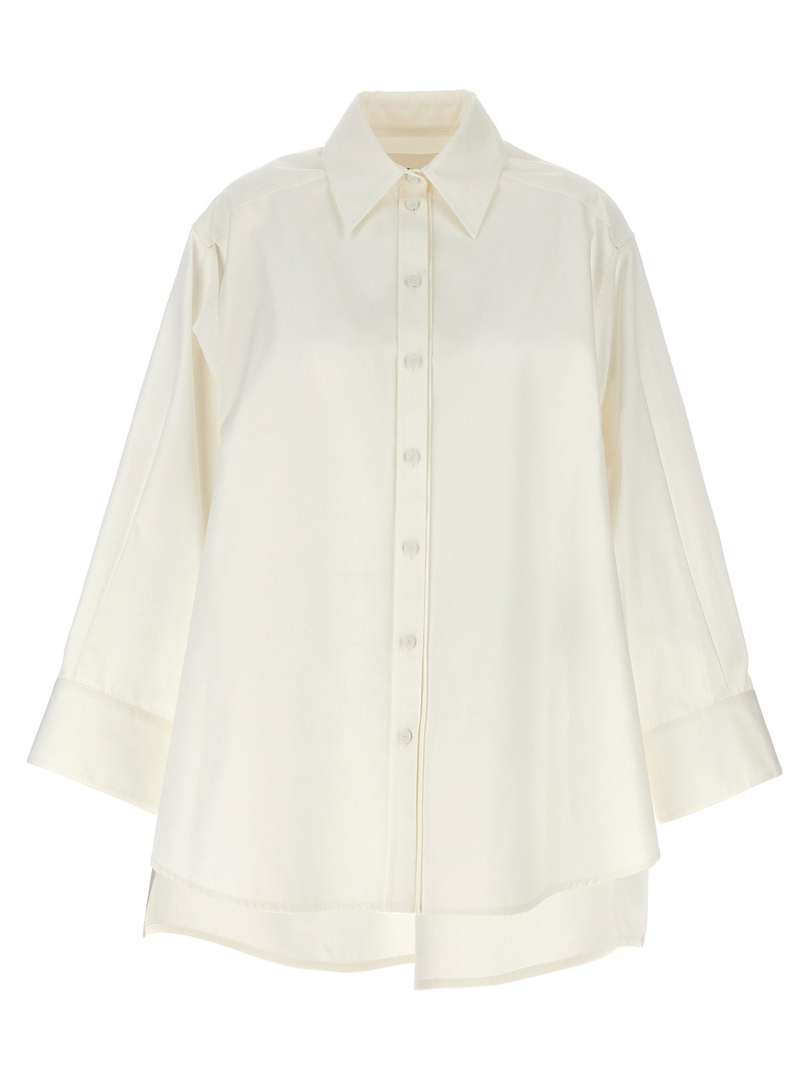Jil Sander Cut-out Armhole Shirt White