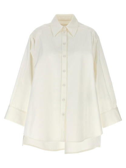 Jil Sander Cut-out Armhole Shirt White