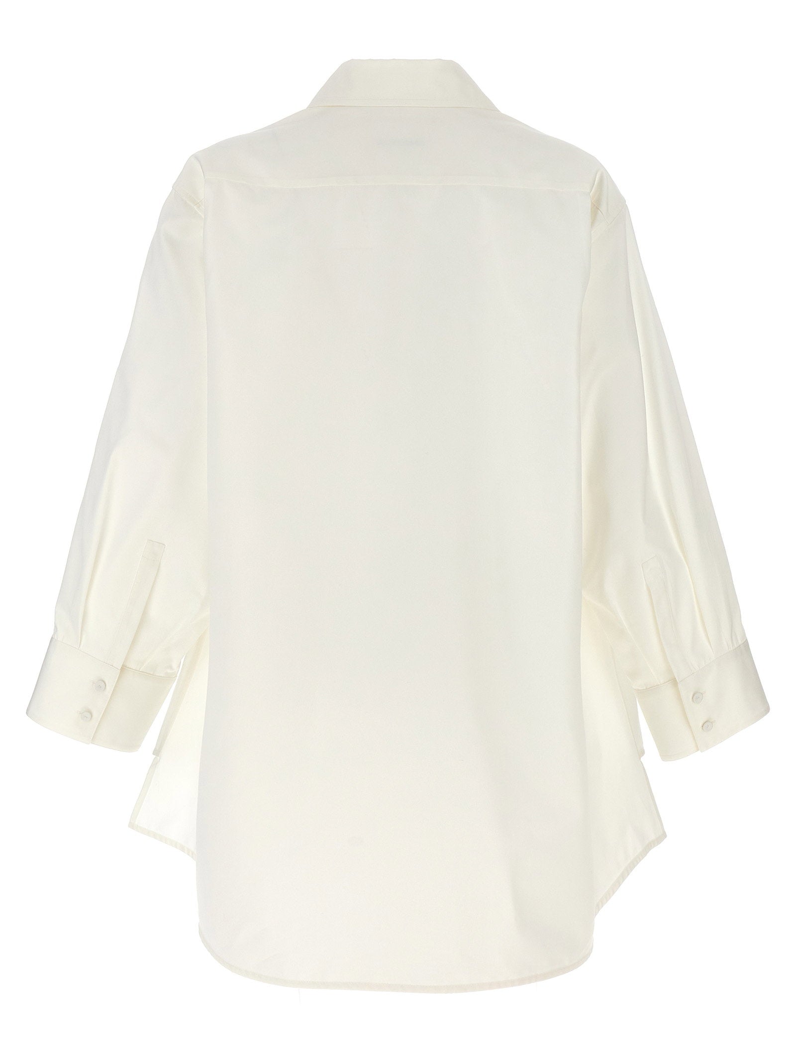 Jil Sander Cut-out Armhole Shirt White