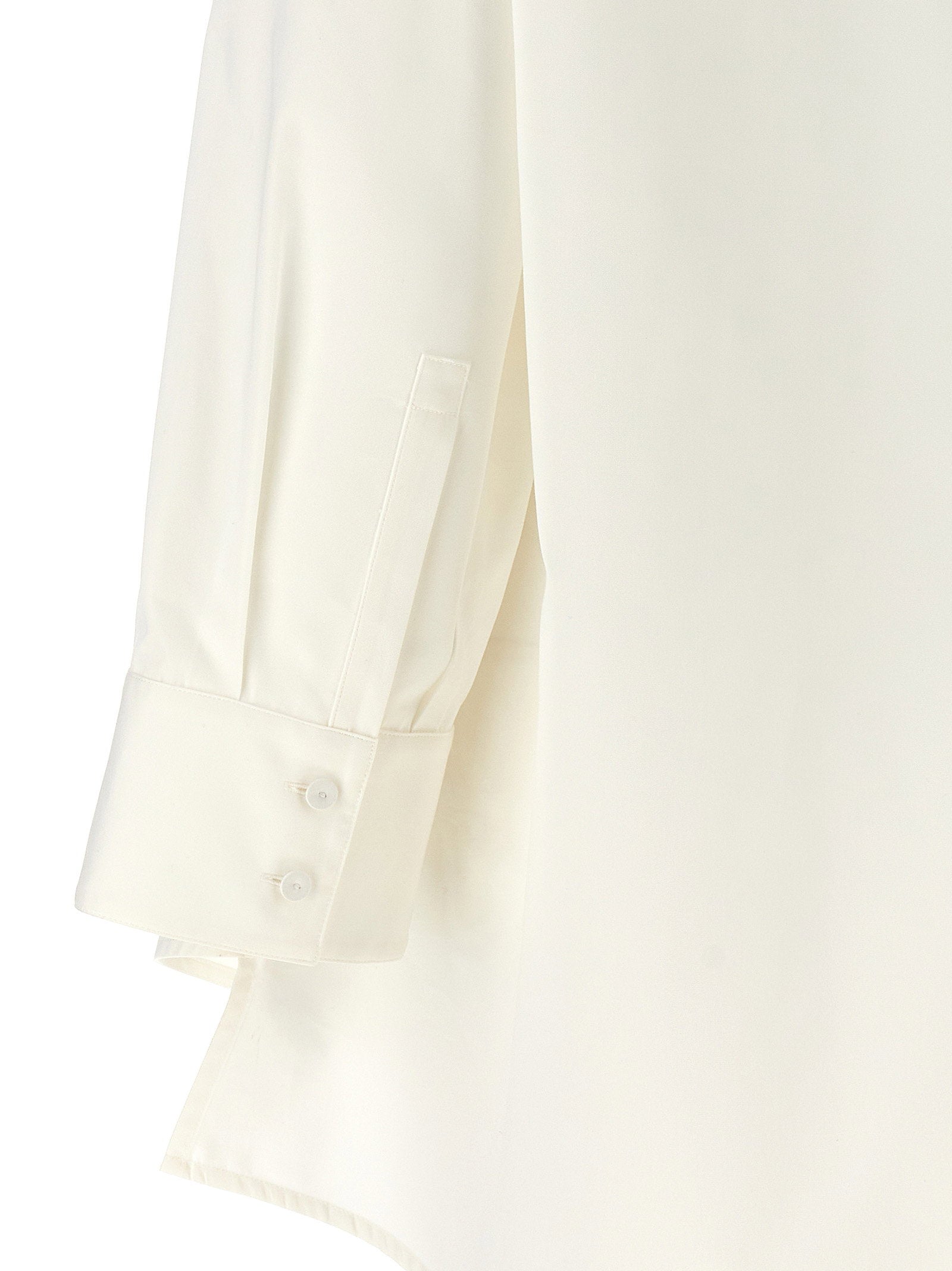 Jil Sander Cut-out Armhole Shirt White