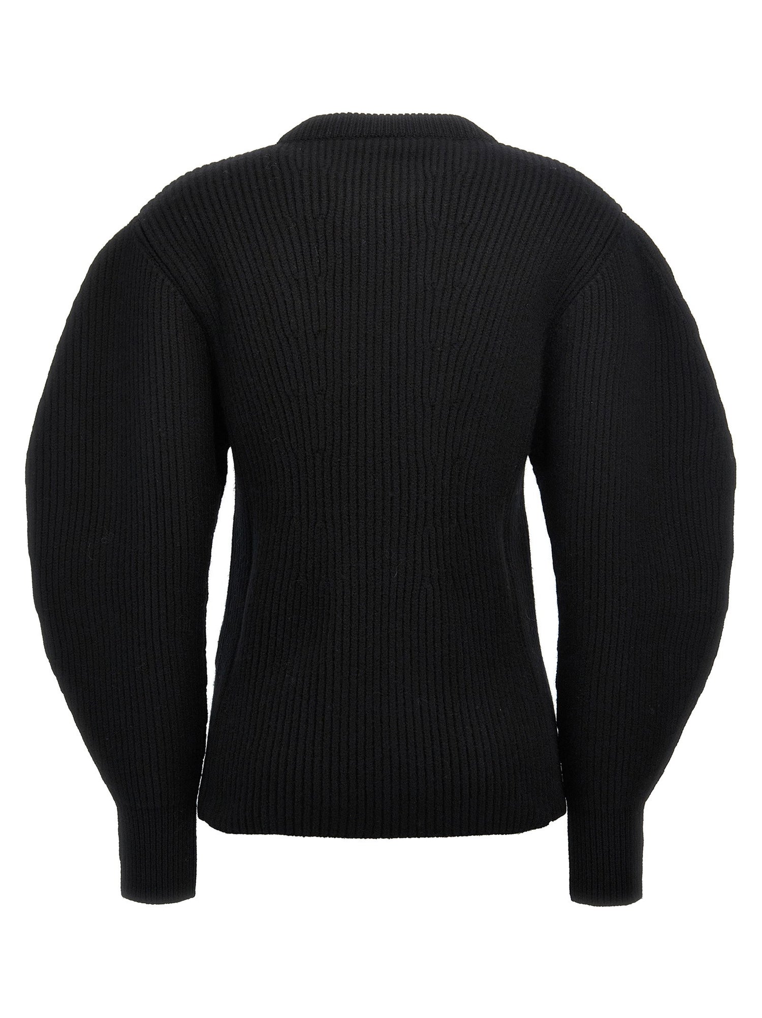Jil Sander Ribbed Sweater Black