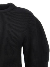 Jil Sander Ribbed Sweater Black