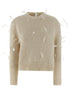 Jil Sander Feather Sweater White