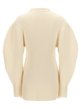 Jil Sander Ribbed Cardigan White