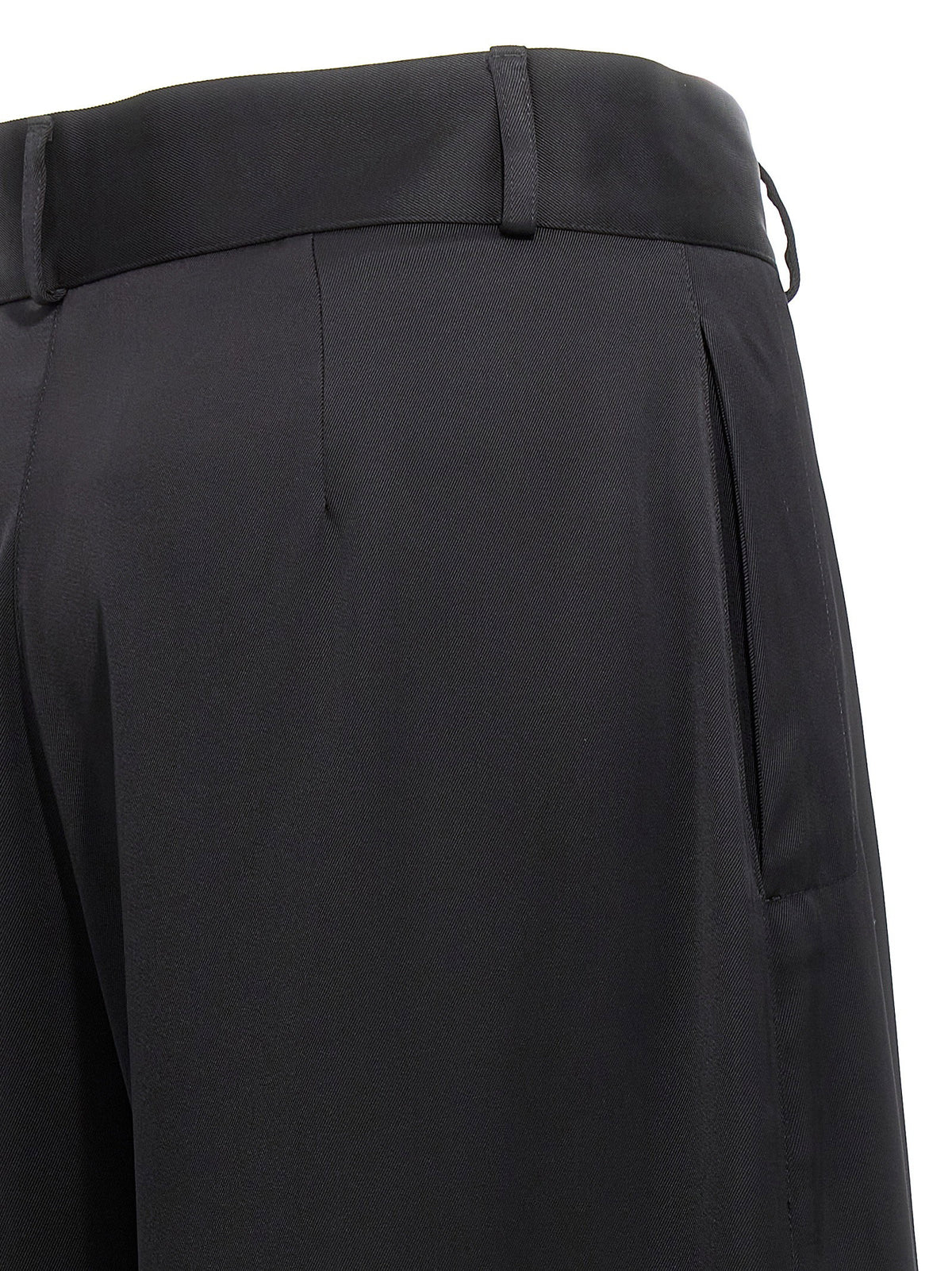 Jil Sander Wide Leg Pants Black