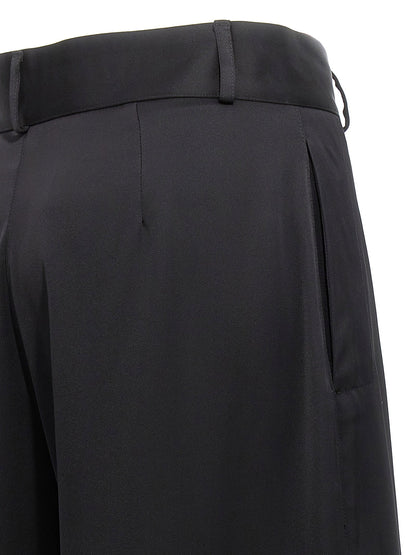 Jil Sander Wide Leg Pants Black