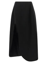 Jil Sander Skirt 158 Slit Skirt Black  