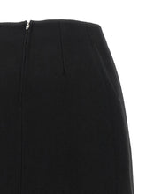 Jil Sander Skirt 158 Slit Skirt Black  