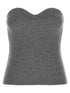 Jil Sander Off The Shoulder Top Gray