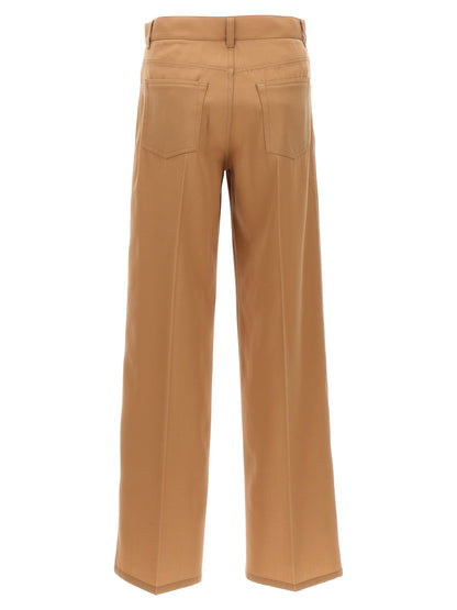 Jil Sander Loose Leg Pants Beige