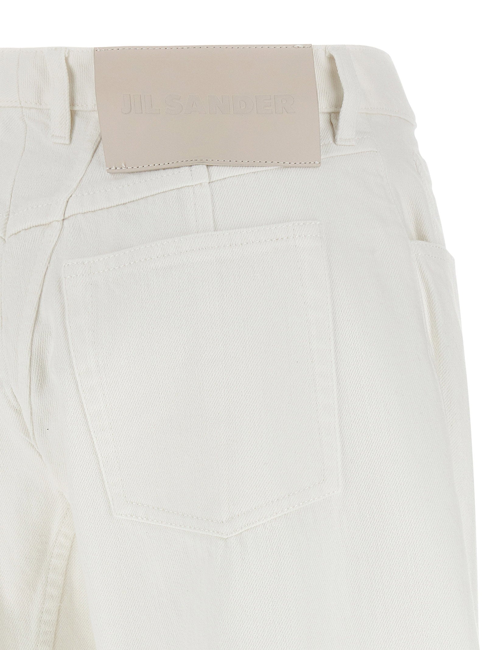 Jil Sander Denim Jeans White