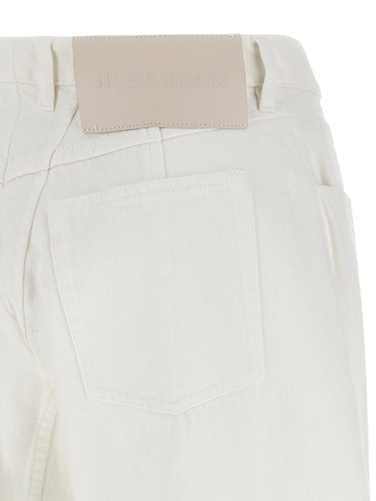 Jil Sander Denim Jeans White