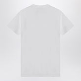 Moschino White Cotton Logo-Print T-Shirt White