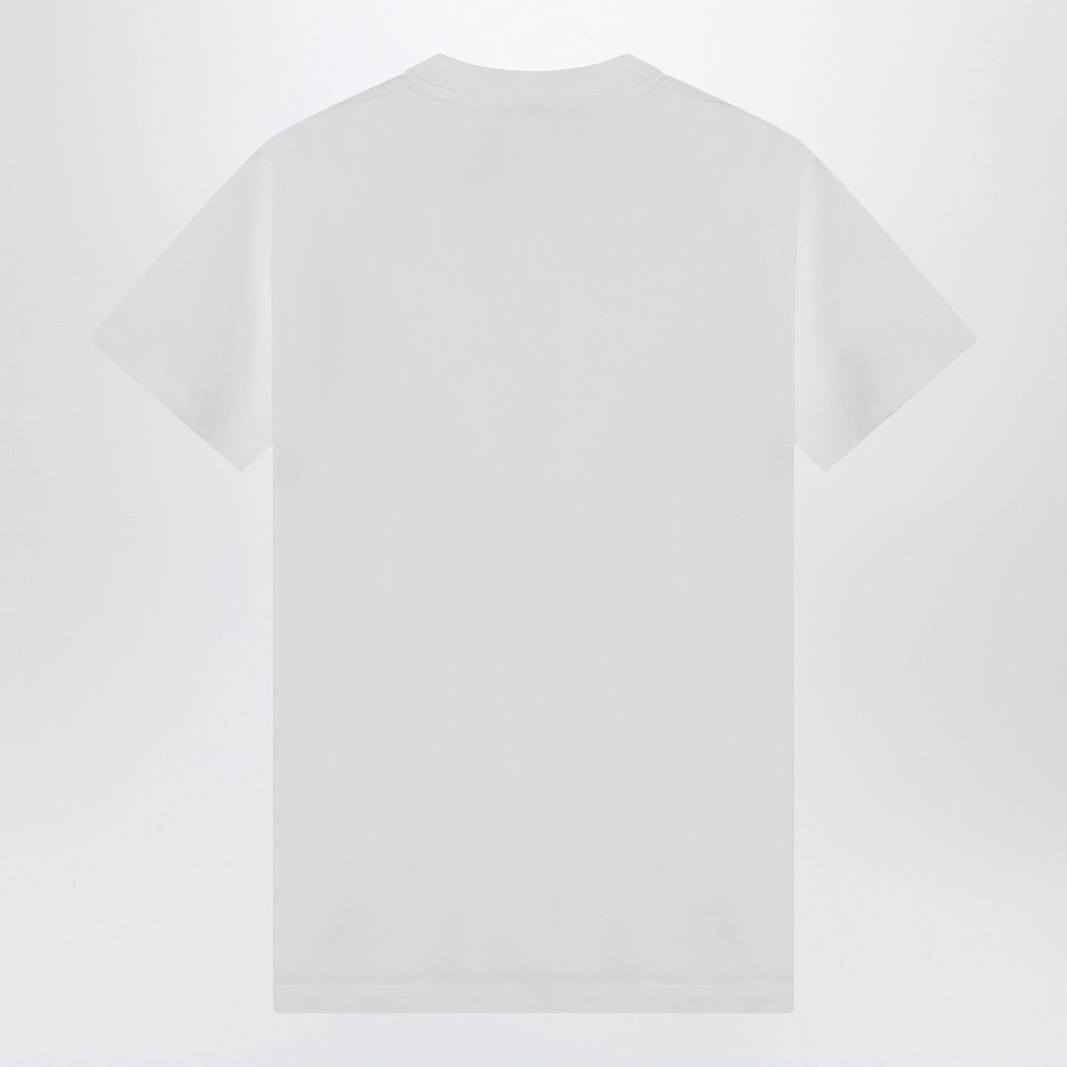 Moschino White Cotton Logo-Print T-Shirt White