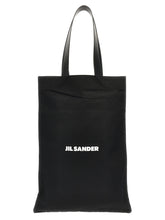 Jil Sander Flat Shopper Large Shopping Bag Black