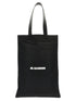 Jil Sander Flat Shopper Large Shopping Bag Black