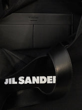 Jil Sander Flat Shopper Large Shopping Bag Black