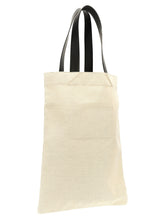 Jil Sander Flat Shopper Large Shopping Bag White/Black