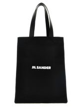 Jil Sander Flat Shopper Medium Shopping Black