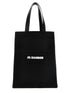 Jil Sander Flat Shopper Medium Shopping Black