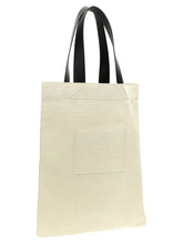 Jil Sander Flat Shopper Medium Shopping White/black