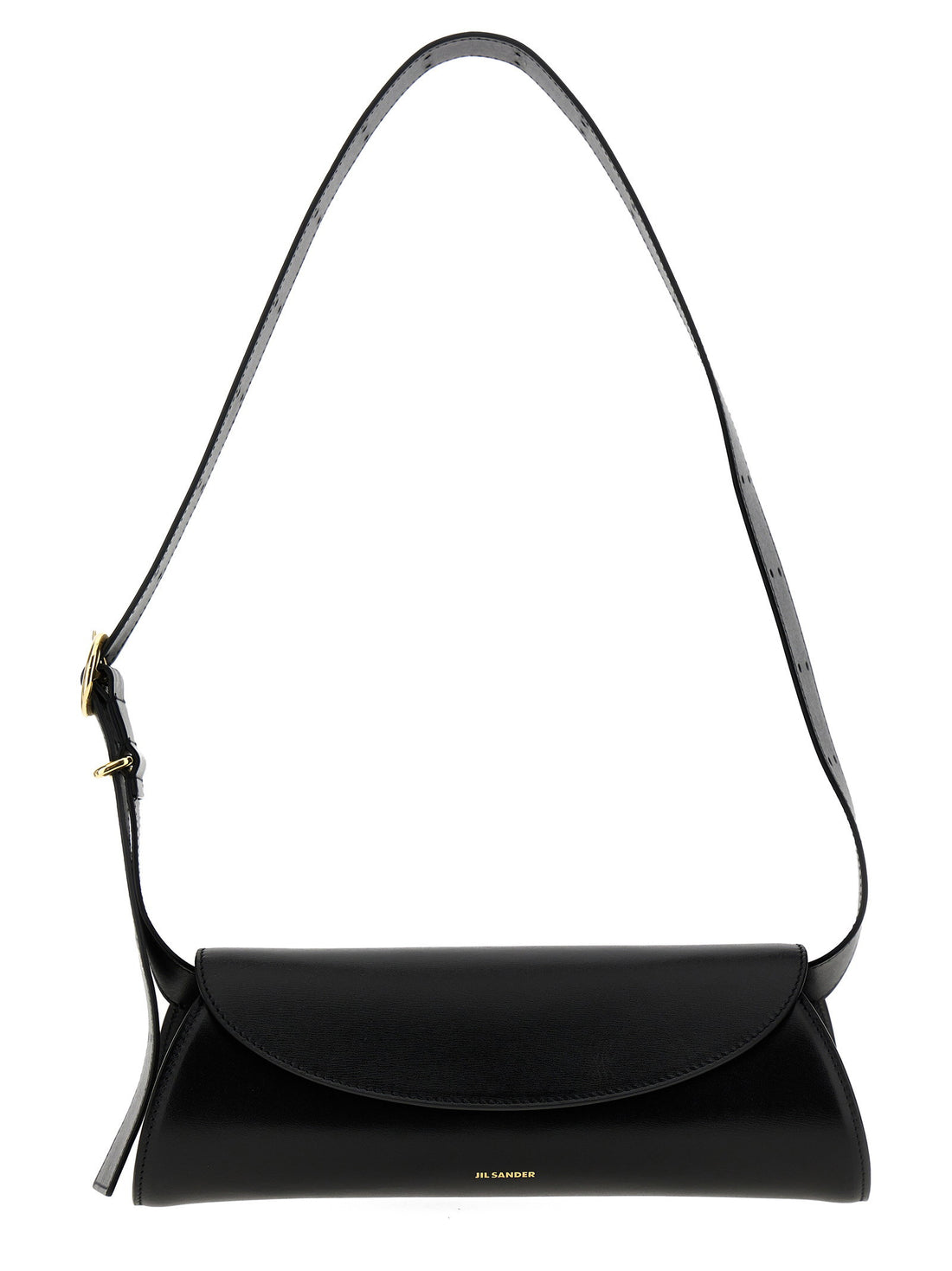 Jil Sander Cannolo Small Shoulder Bag Black
