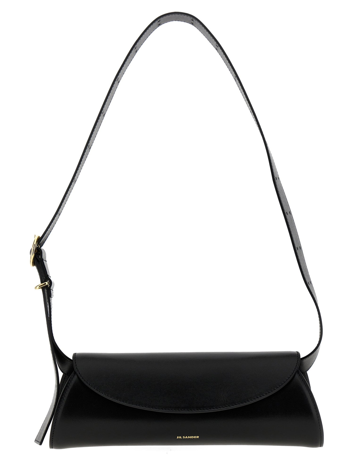 Jil Sander Cannolo Small Shoulder Bag Black