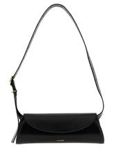 Jil Sander Cannolo Small Shoulder Bag Black