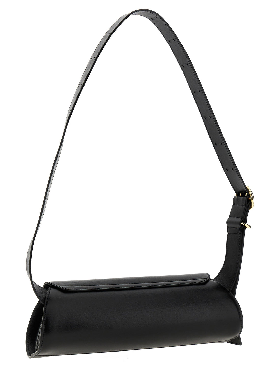 Jil Sander Cannolo Small Shoulder Bag Black