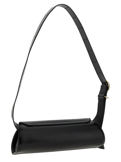 Jil Sander Cannolo Small Shoulder Bag Black