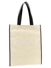 Jil Sander Medium Flat Shopping Bag White/black