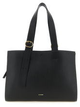 Jil Sander Cannolo Shopping Bag Black