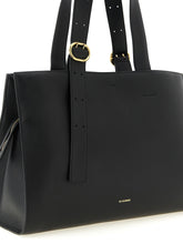 Jil Sander Cannolo Shopping Bag Black