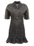 Ganni Tint Edge Dress Black