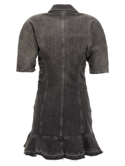 Ganni Tint Edge Dress Black