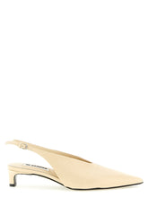 Jil Sander Leather Slingback Beige