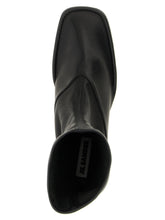 Jil Sander Nappa Ankle Boots Black