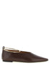 Jil Sander Ring Ballet Flats Brown
