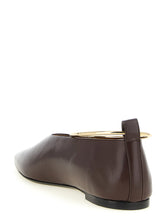 Jil Sander Ring Ballet Flats Brown