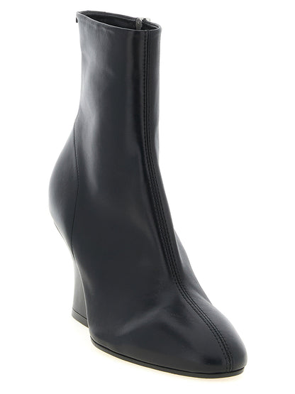 Jil Sander Lune Ankle Boots Black